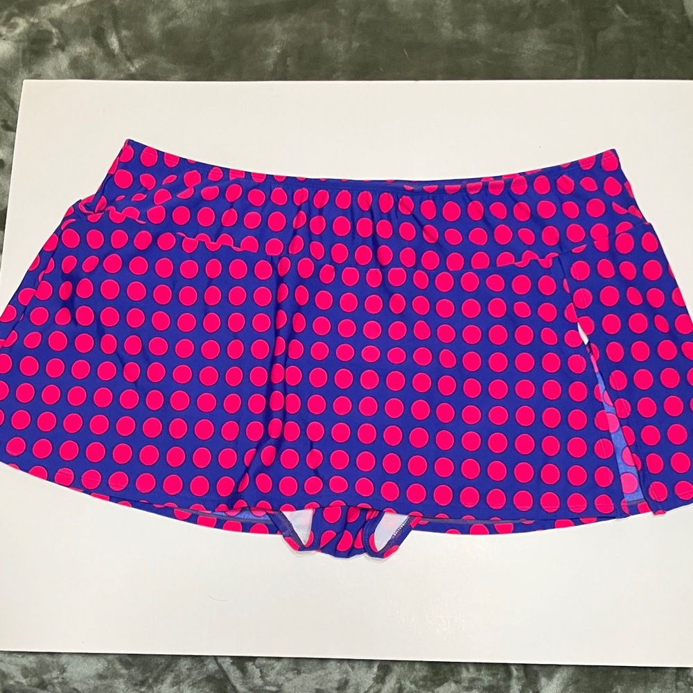 Women’s VM blue and red two piece swimsuit - Picture 3 of 7